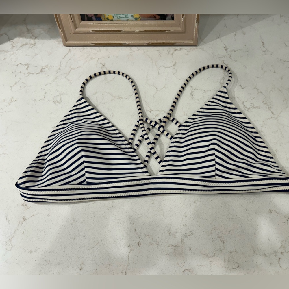 Striped Bikini Top